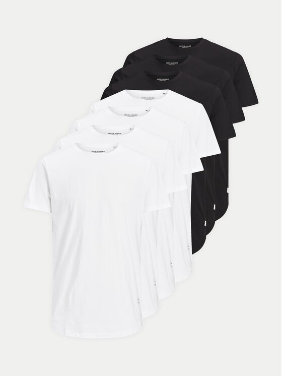 Jack & Jones Комплект тениски Noa 12195439 Long Line Fit