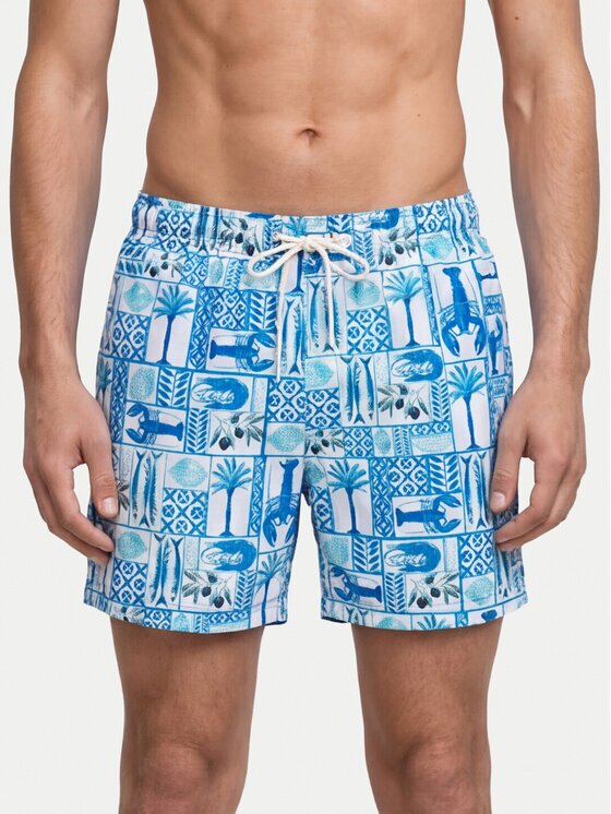 Jack & Jones Плувни шорти Maui Vibes 12291426 Regular Fit