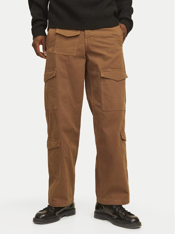 Jack & Jones Текстилни панталони Bill 12258307 Relaxed Fit
