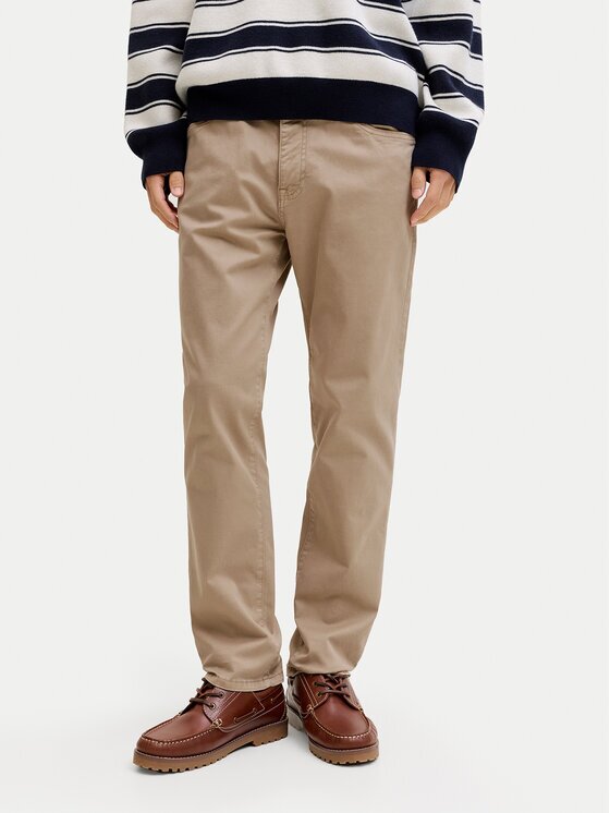 Jack & Jones Текстилни панталони Clark Finn 12293328 Regular Fit