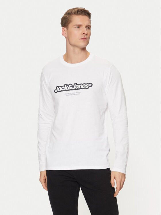 Jack & Jones Тениска с дълъг ръкав Vesterbro 12266419 Relaxed Fit