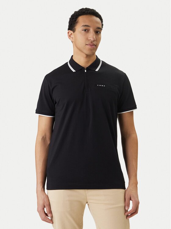 Jack & Jones Тениска с яка и копчета Fusion 12289953 Regular Fit