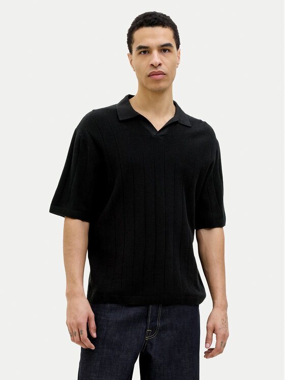 Jack & Jones Тениска с яка и копчета Varenna 12272578 Relaxed Fit
