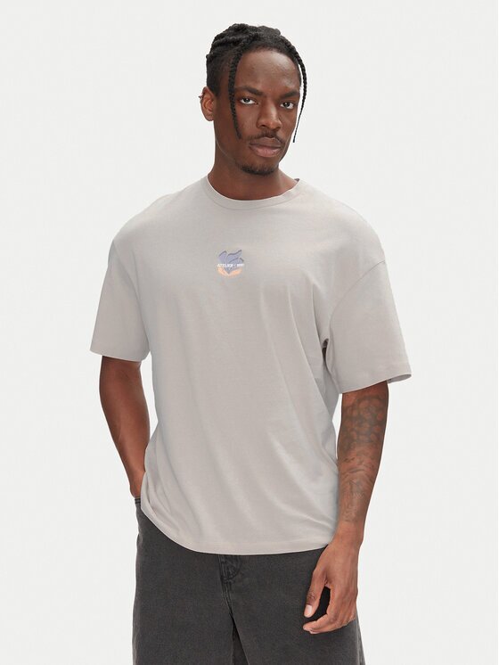 Jack & Jones Тишърт Ames 12268471 Бежов Relaxed Fit