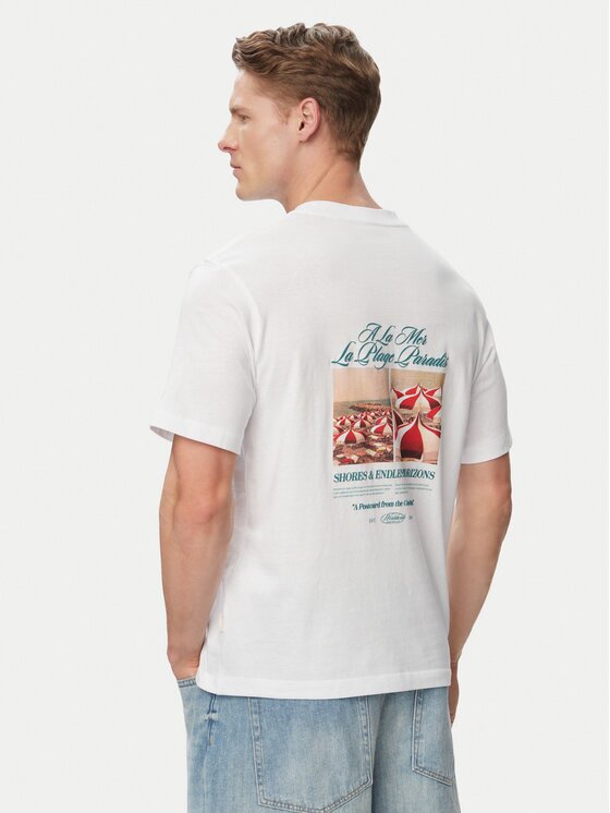 Jack & Jones Тишърт Cassis Photo Back 12295050 Relaxed Fit
