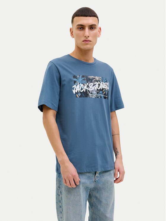 Jack & Jones Тишърт Hawaii 12269324 Standard Fit