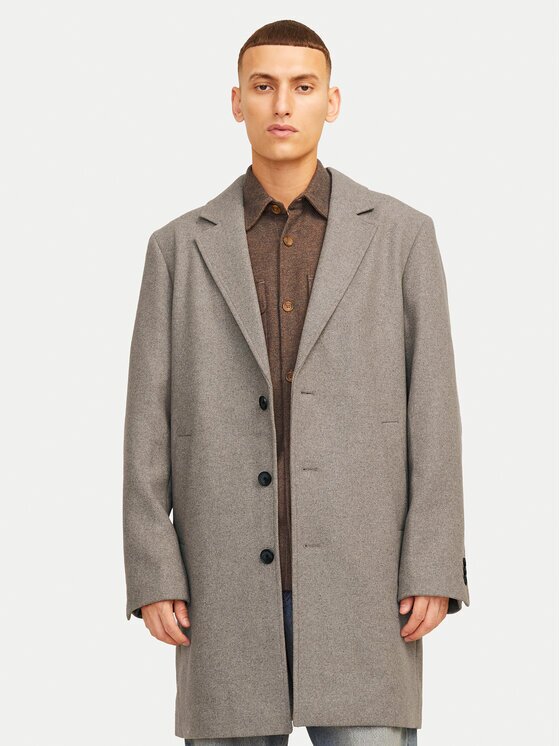 Jack & Jones Вълнено палто Harris 12263845 Regular Fit