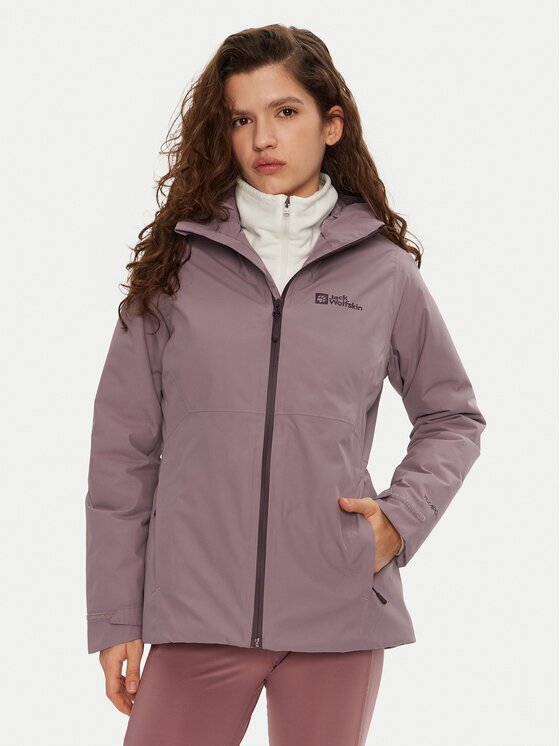 Jack Wolfskin Яке за дъжд Wisper Ins A61893 Regular Fit