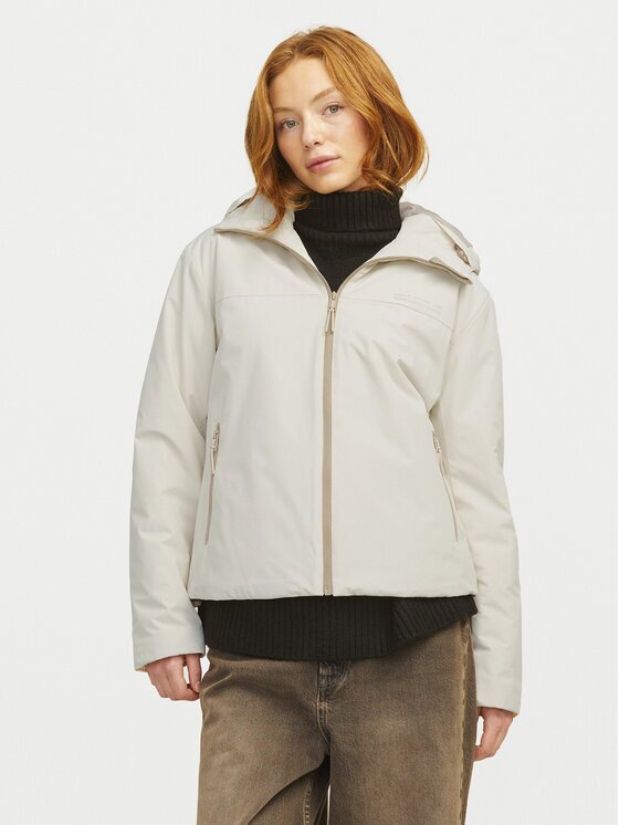 JJXX Преходно яке Moon 12258687 Екрю Regular Fit