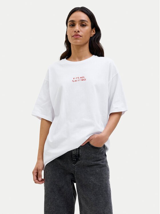 JJXX Тишърт Nina 12273776 Loose Fit