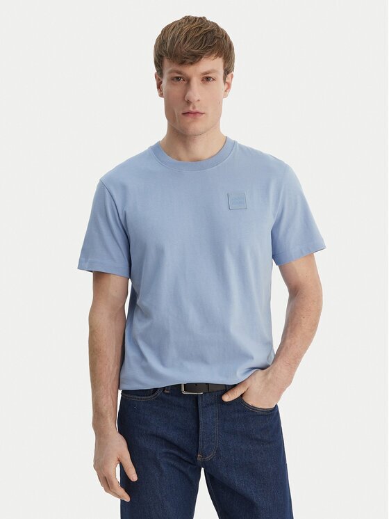 JOOP! Jeans Тишърт JJJ-Lei 30101979 Светлосиньо Regular Fit