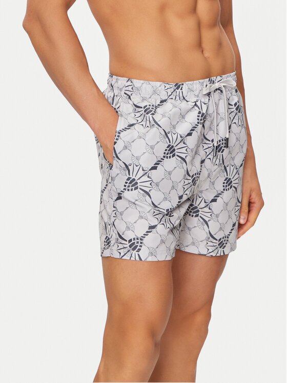 Joop! Плувни шорти Babados 30041400 Екрю Regular Fit