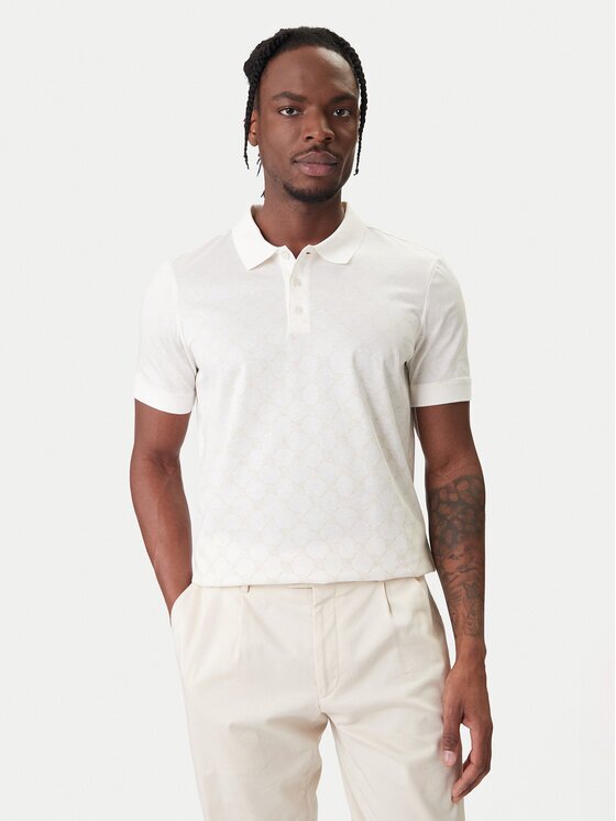 Joop! Тениска с яка и копчета Jesse 10100063 30100496 Regular Fit