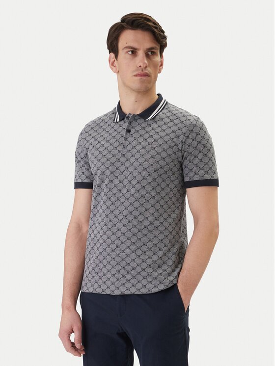 Joop! Тениска с яка и копчета JJ-Jessino 30101930 Regular Fit