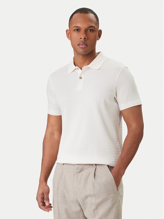 Joop! Тениска с яка и копчета Jorge 30101934 Slim Fit