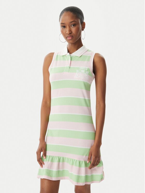 Juicy Couture Лятна рокля Juicy Peplum JCGED126016 Regular Fit