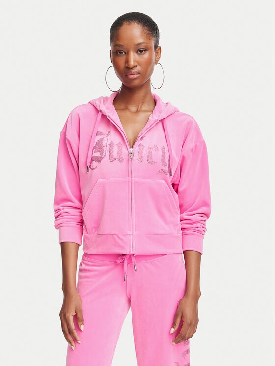 Juicy Couture Суитшърт Old Gothic JCWAS226333 Slim Fit