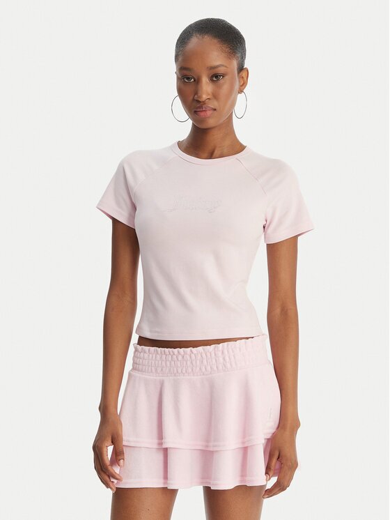 Juicy Couture Тишърт Baby JCWCT126317 Slim Fit