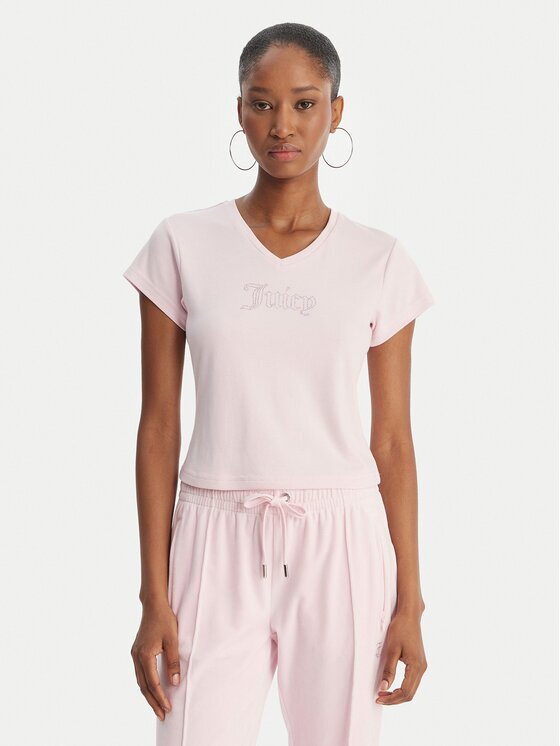 Juicy Couture Тишърт Capped JCWCT126318 Slim Fit
