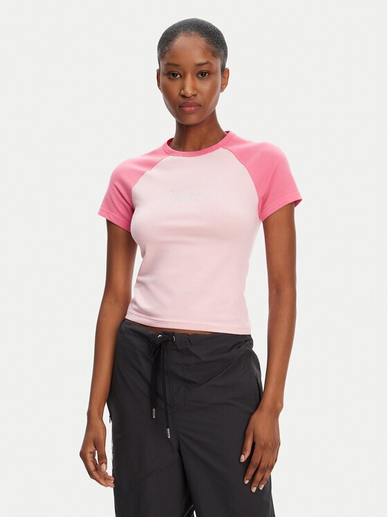 Juicy Couture Тишърт Contrast JCWCT125307 Slim Fit