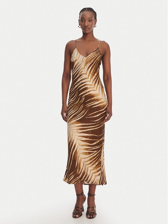 JUST CAVALLI Лятна рокля 80PAO925 NS819 Slim Fit