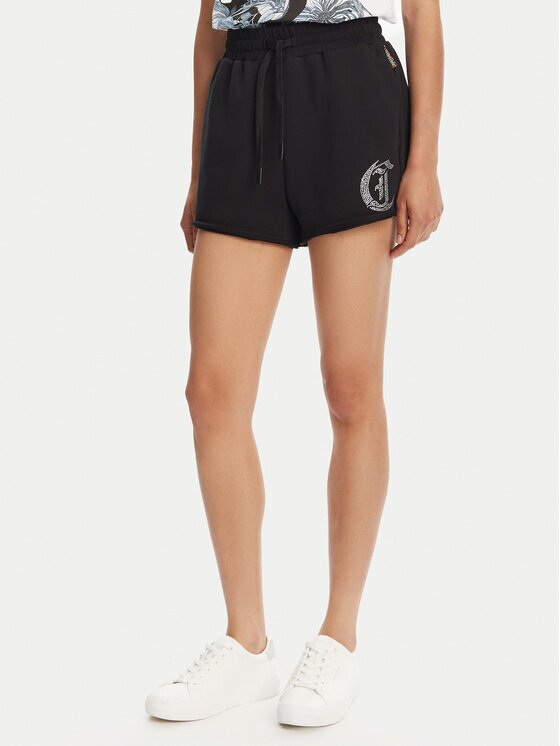 JUST CAVALLI Спортни шорти 78PADE08 Loose Fit