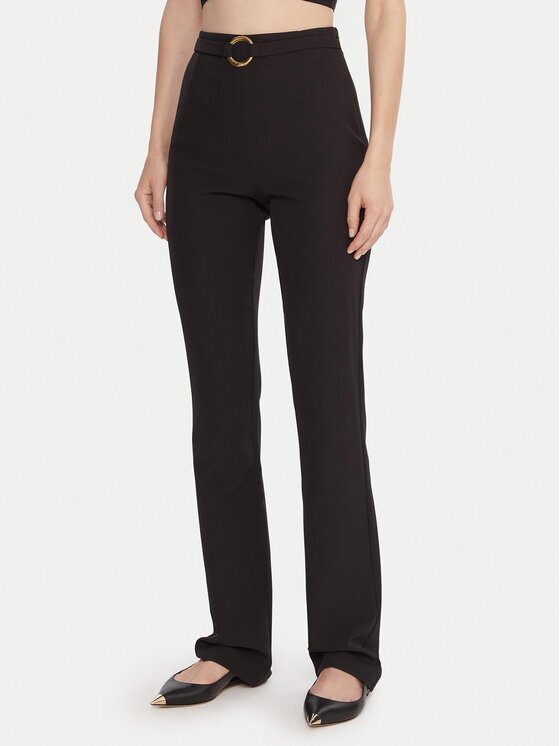 JUST CAVALLI Текстилни панталони 79PAA131 N0626 Flare Fit