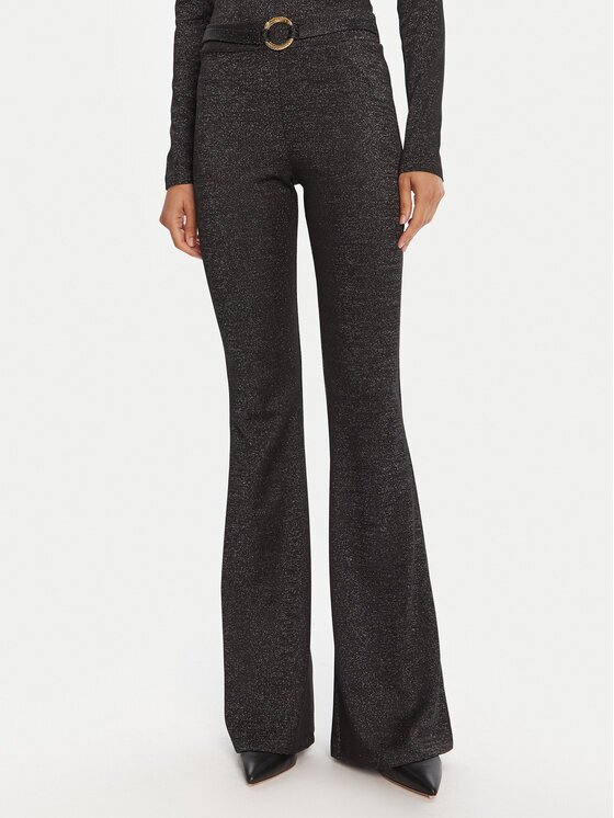 JUST CAVALLI Текстилни панталони 79PAC101 J0251 Flare Fit