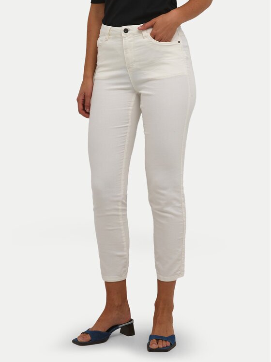 Kaffe Дънки Zelina 10506253 Екрю Slim Fit