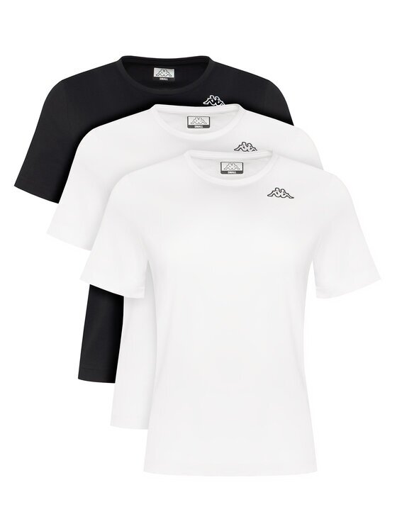 Kappa Комплект тениски Logo Sylvie 38277LW Regular Fit