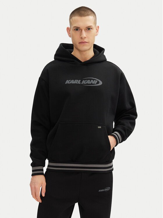 Karl Kani Суитшърт Ellipse 60210341 Черен Regular Fit