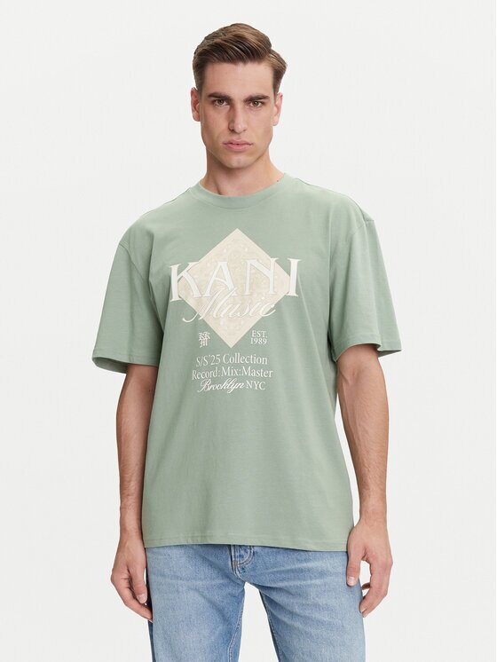 Karl Kani Тишърт PD00005357 Зелен Relaxed Fit