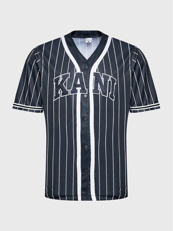 Karl Kani Тишърт Serif Pinstripe Baseball 6033360 Relaxed Fit