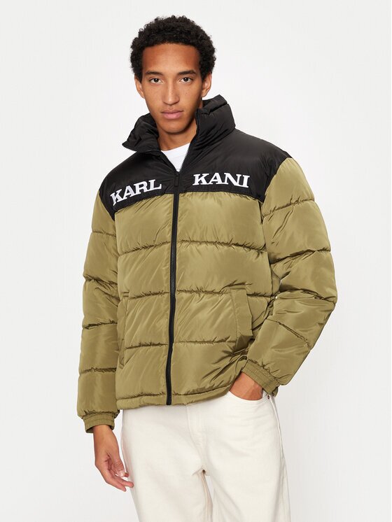 Karl Kani Зимно яке Retro Essential 60760012 Зелен Regular Fit