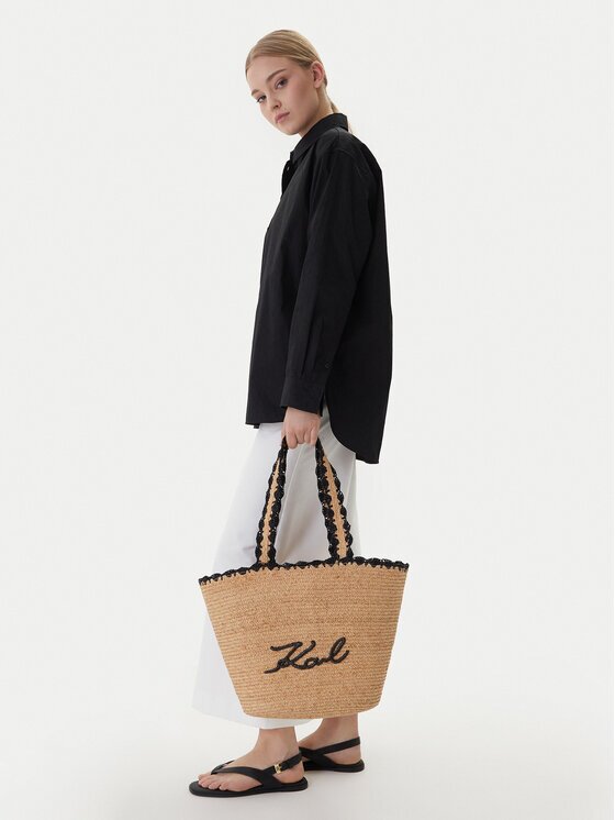 Karl Lagerfeld Дамска чанта B1W46070 Бежов