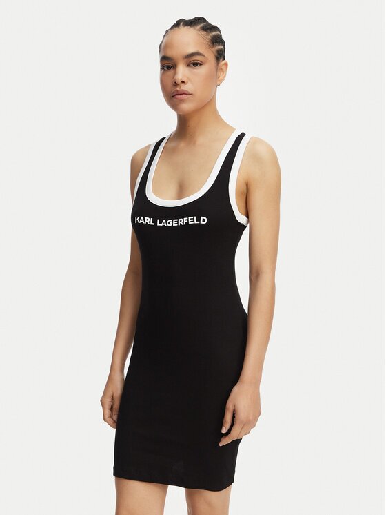 Karl Lagerfeld Ежедневна рокля B2W46087 Slim Fit