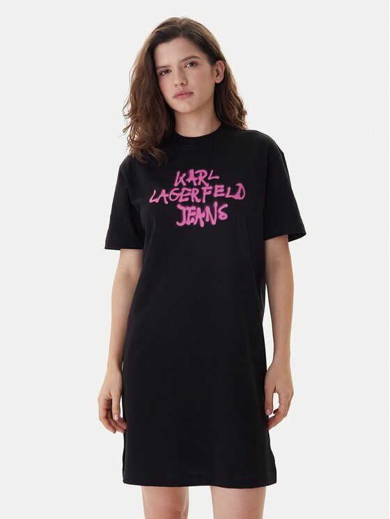 KARL LAGERFELD JEANS Ежедневна рокля B1W13043 Regular Fit