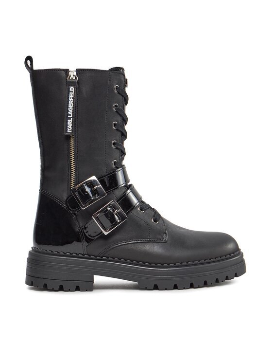 KARL LAGERFELD KIDS Боти Z19112 S Черен
