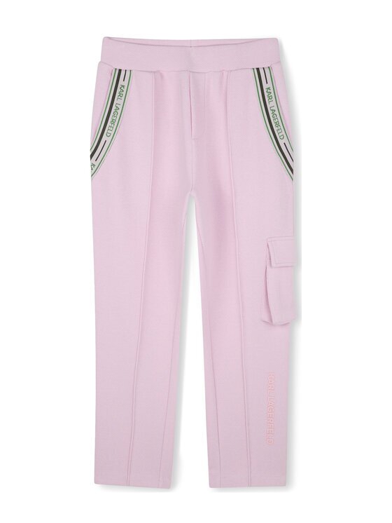 KARL LAGERFELD KIDS Долнище анцуг Z30451 D Розов Regular Fit