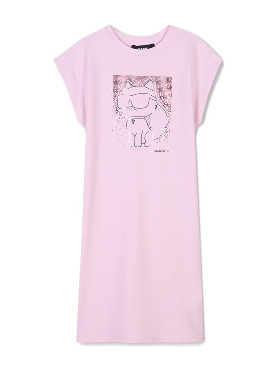KARL LAGERFELD KIDS Ежедневна рокля Z30456 S Regular Fit