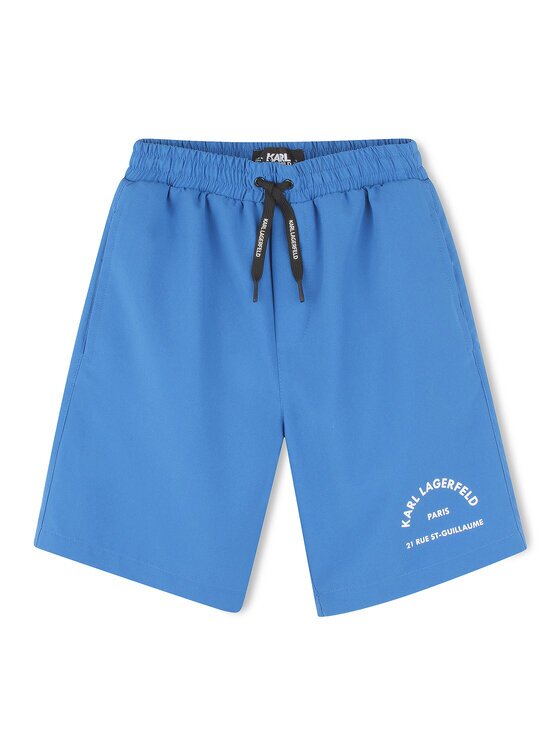 KARL LAGERFELD KIDS Плувни шорти Z30411 S Син Regular Fit