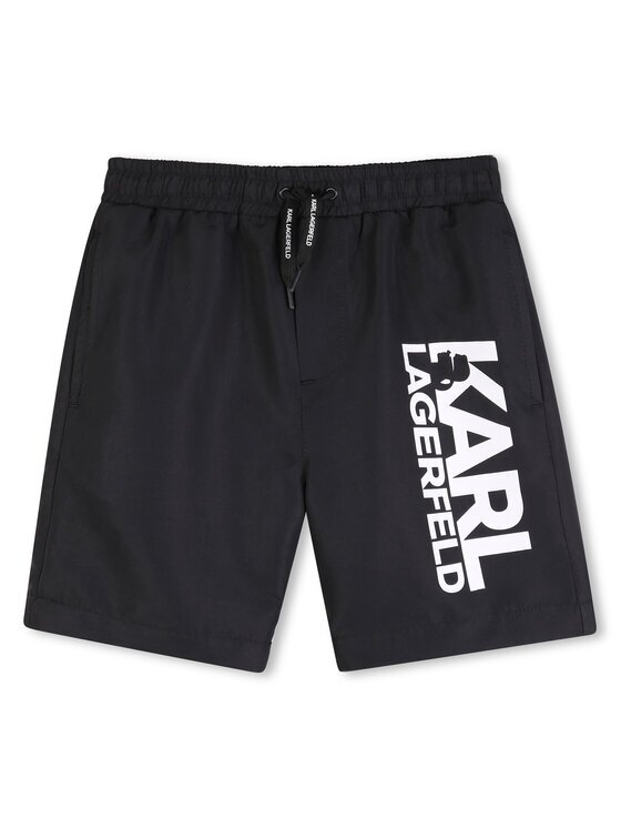 KARL LAGERFELD KIDS Плувни шорти Z31079 S Черен Regular Fit