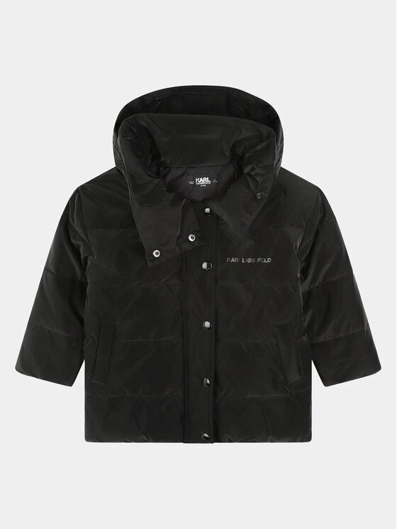 KARL LAGERFELD KIDS Зимно яке Z16164 D Черен Regular Fit