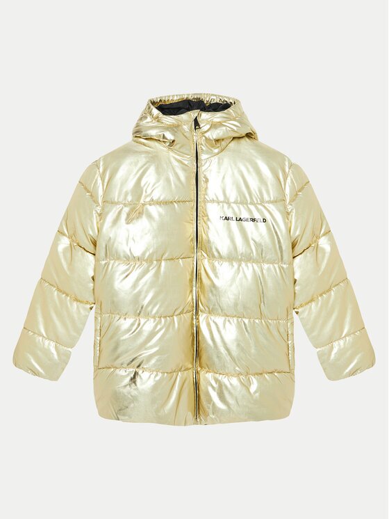 KARL LAGERFELD KIDS Зимно яке Z30234 D Златист Regular Fit