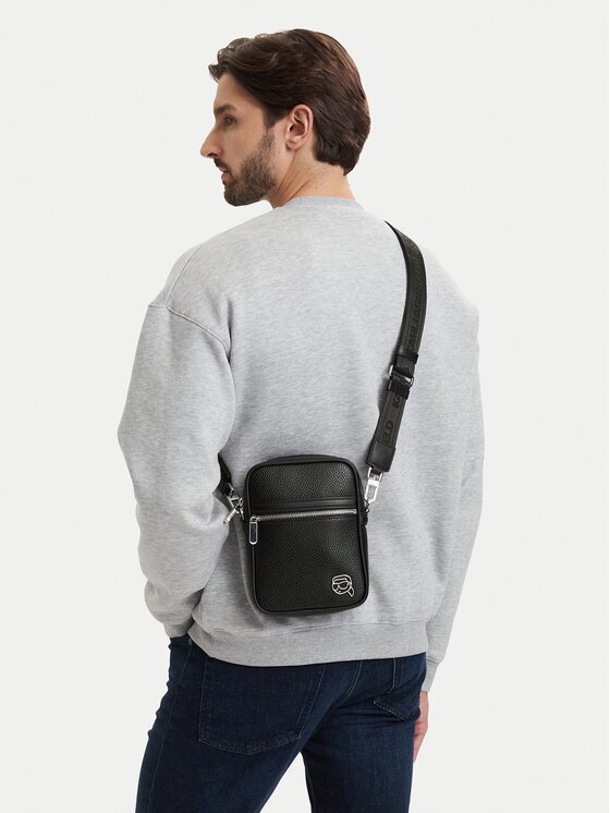 Karl Lagerfeld Мъжка чантичка A3M30171 Черен