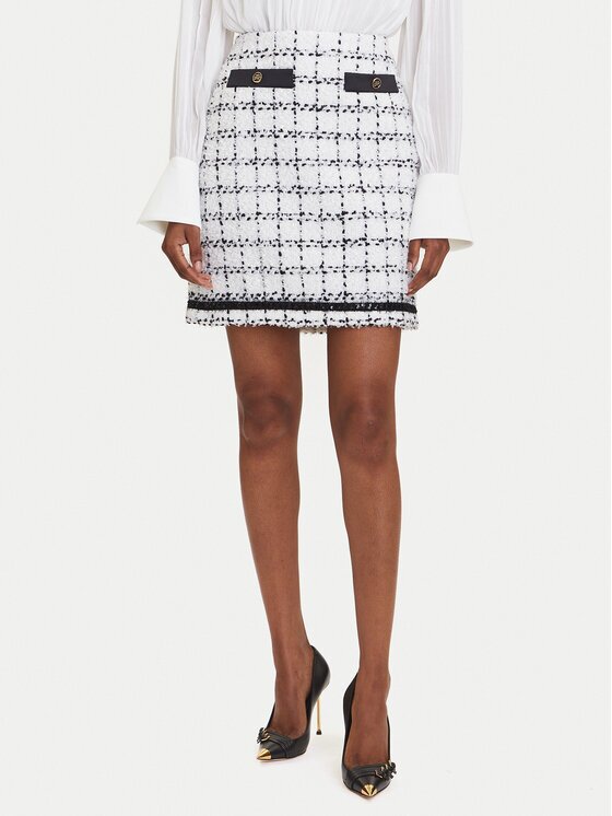 Karl Lagerfeld Мини пола A3W12019 Екрю Regular Fit