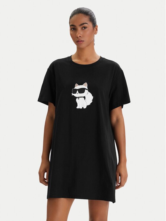 Karl Lagerfeld Нощница B1W45003 Relaxed Fit