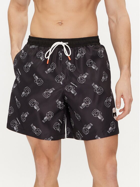 Karl Lagerfeld Плажни шорти 241M2217 Regular Fit