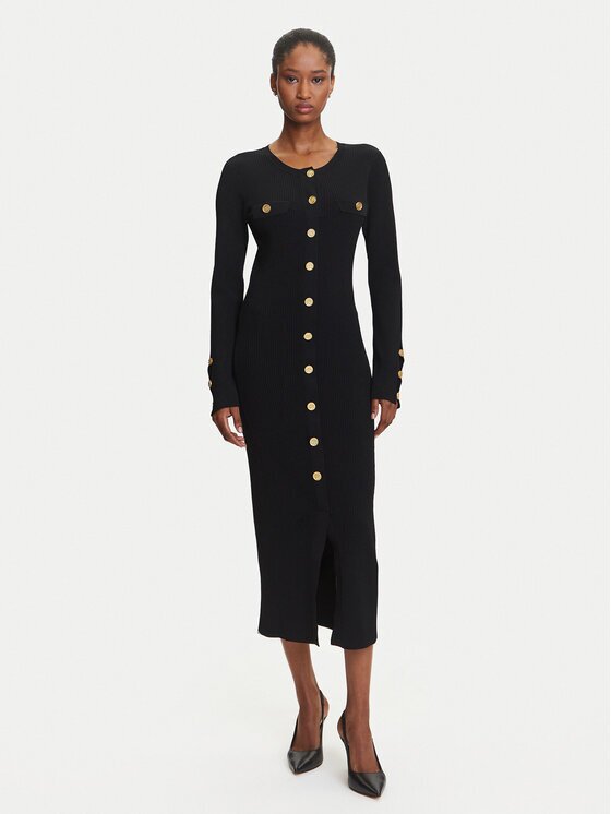 Karl Lagerfeld Плетена рокля A3W13038 Slim Fit