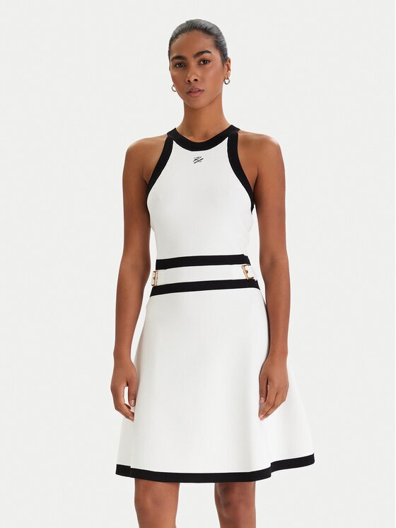 Karl Lagerfeld Плетена рокля B1W13004 Regular Fit